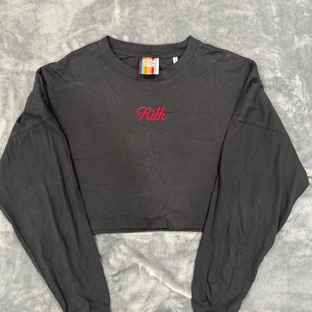 Kith Women's Black Crop-top